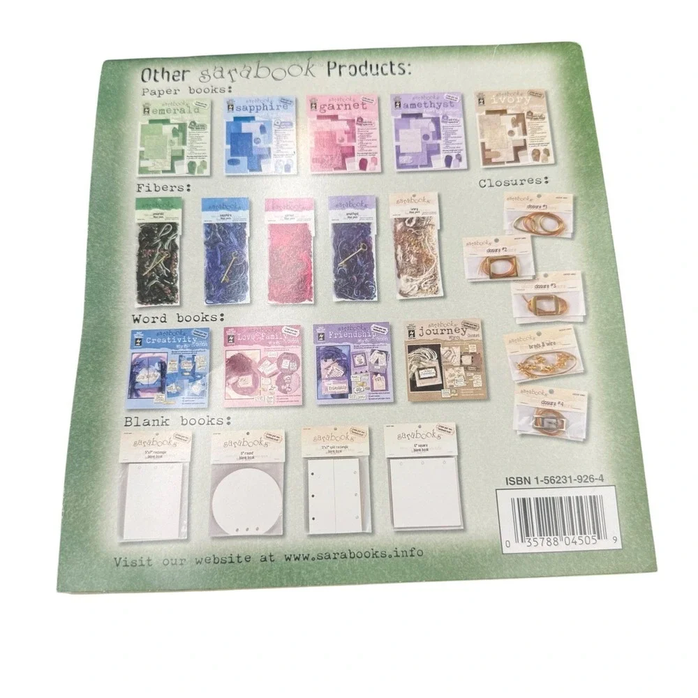 Hot Off The Press Sarabooks Nature Garden Words Quotes HOTP 4505 Scrapbook Kit